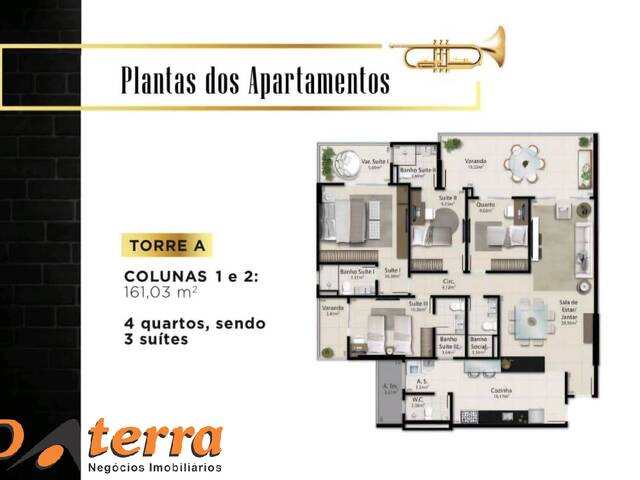 #664 - Apartamento para Venda em Vila Velha - ES - 3